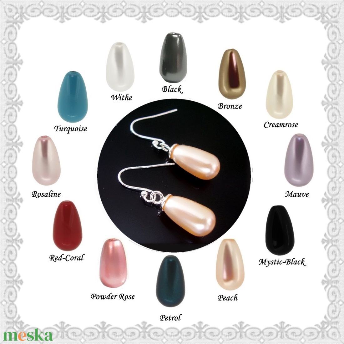 Fülbevalók: Swarovski félig fúrt csepp 925-ös sterling ezüst SFE-SW07-4-11 11mm-es több színben - ékszer - fülbevaló - lógó fülbevaló - Meska.hu Fülbevalók: Swarovski félig fúrt csepp 925-ös sterling ezüst SFE-SW07-4-11 11mm-es több színben - ékszer - fülbevaló - lógó fülbevaló - Meska.hu