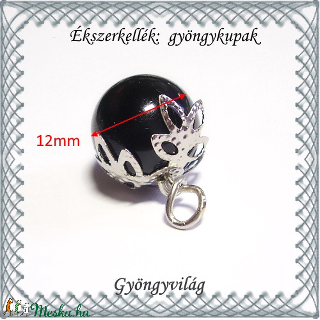Ékszerkellék: gyöngykupak BGYK 19 12mm-es 8db/csomag - kellékek & szerszámok - gyöngyfűzés kellékek - gyöngykupak - Meska.hu Ékszerkellék: gyöngykupak BGYK 19 12mm-es 8db/csomag - kellékek & szerszámok - gyöngyfűzés kellékek - gyöngykupak - Meska.hu