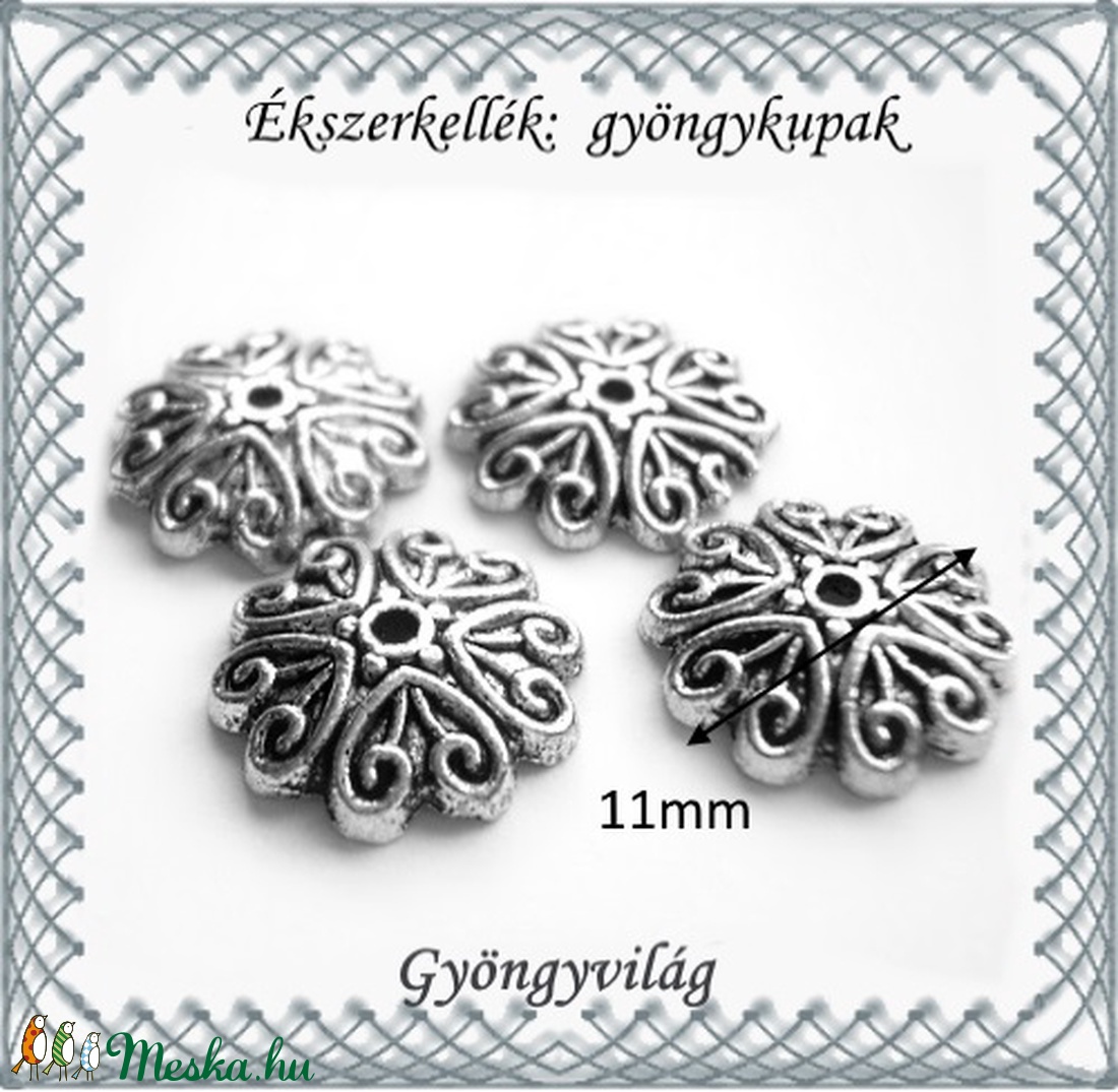 Ékszerkellék: gyöngykupak BGYK 09 20db / csomag - kellékek & szerszámok - gyöngyfűzés kellékek - gyöngykupak - Meska.hu Ékszerkellék: gyöngykupak BGYK 09 20db / csomag - kellékek & szerszámok - gyöngyfűzés kellékek - gyöngykupak - Meska.hu