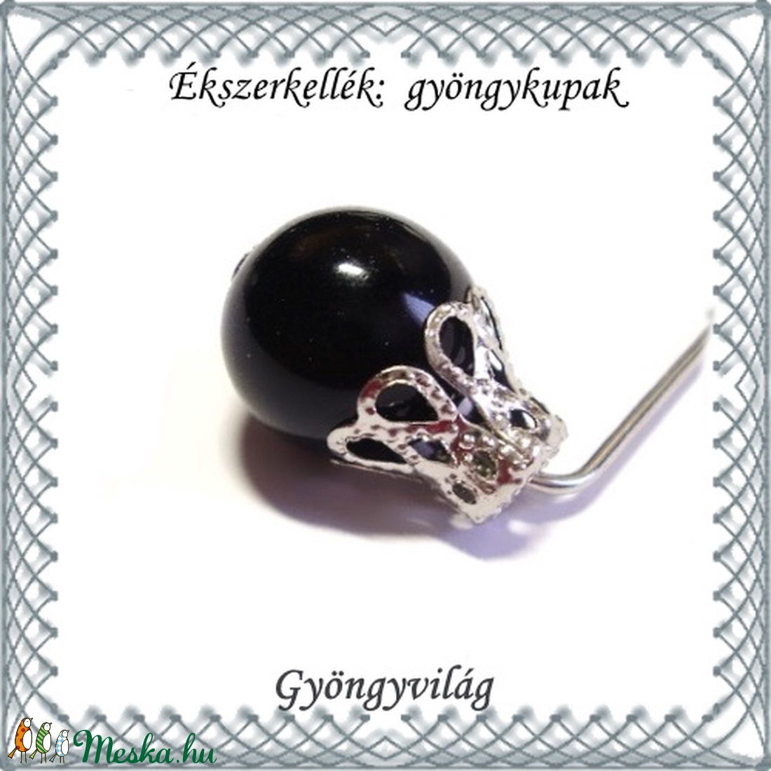 Ékszerkellék: gyöngykupak BGYK 18-5x6 , ródiumozott, 40db - kellékek & szerszámok - gyöngyfűzés kellékek - egyéb alkatrész - Meska.hu Ékszerkellék: gyöngykupak BGYK 18-5x6 , ródiumozott, 40db - kellékek & szerszámok - gyöngyfűzés kellékek - egyéb alkatrész - Meska.hu