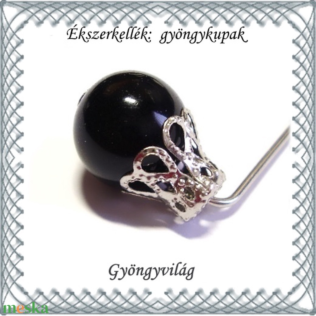 Ékszerkellék: gyöngykupak BGYK 18-6,25x8 , ródiumozott, 30db - kellékek & szerszámok - gyöngyfűzés kellékek - egyéb alkatrész - Meska.hu Ékszerkellék: gyöngykupak BGYK 18-6,25x8 , ródiumozott, 30db - kellékek & szerszámok - gyöngyfűzés kellékek - egyéb alkatrész - Meska.hu