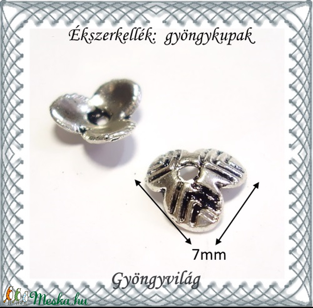 Ékszerkellék: gyöngykupak BGYK 10 20db/csomag - kellékek & szerszámok - gyöngyfűzés kellékek - gyöngykupak - Meska.hu Ékszerkellék: gyöngykupak BGYK 10 20db/csomag - kellékek & szerszámok - gyöngyfűzés kellékek - gyöngykupak - Meska.hu
