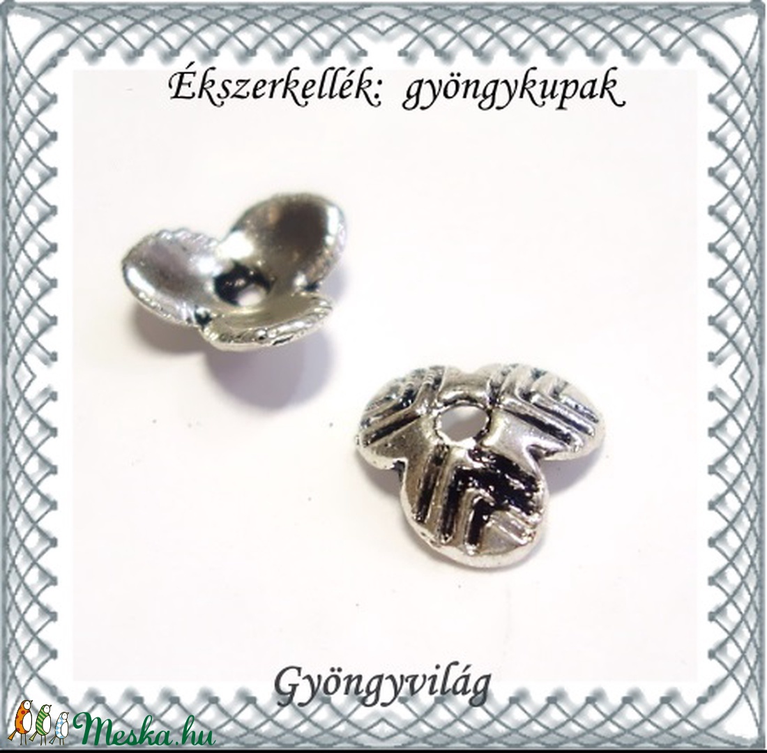 Ékszerkellék: gyöngykupak BGYK 10 20db/csomag - kellékek & szerszámok - gyöngyfűzés kellékek - gyöngykupak - Meska.hu Ékszerkellék: gyöngykupak BGYK 10 20db/csomag - kellékek & szerszámok - gyöngyfűzés kellékek - gyöngykupak - Meska.hu