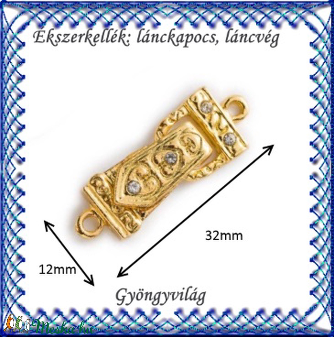 Ékszerkellék: lánckapocs BLK-1S-13 mágnes kapocs 1db - gyöngy, ékszerkellék - egyéb alkatrész - Meska.hu Ékszerkellék: lánckapocs BLK-1S-13 mágnes kapocs 1db - gyöngy, ékszerkellék - egyéb alkatrész - Meska.hu