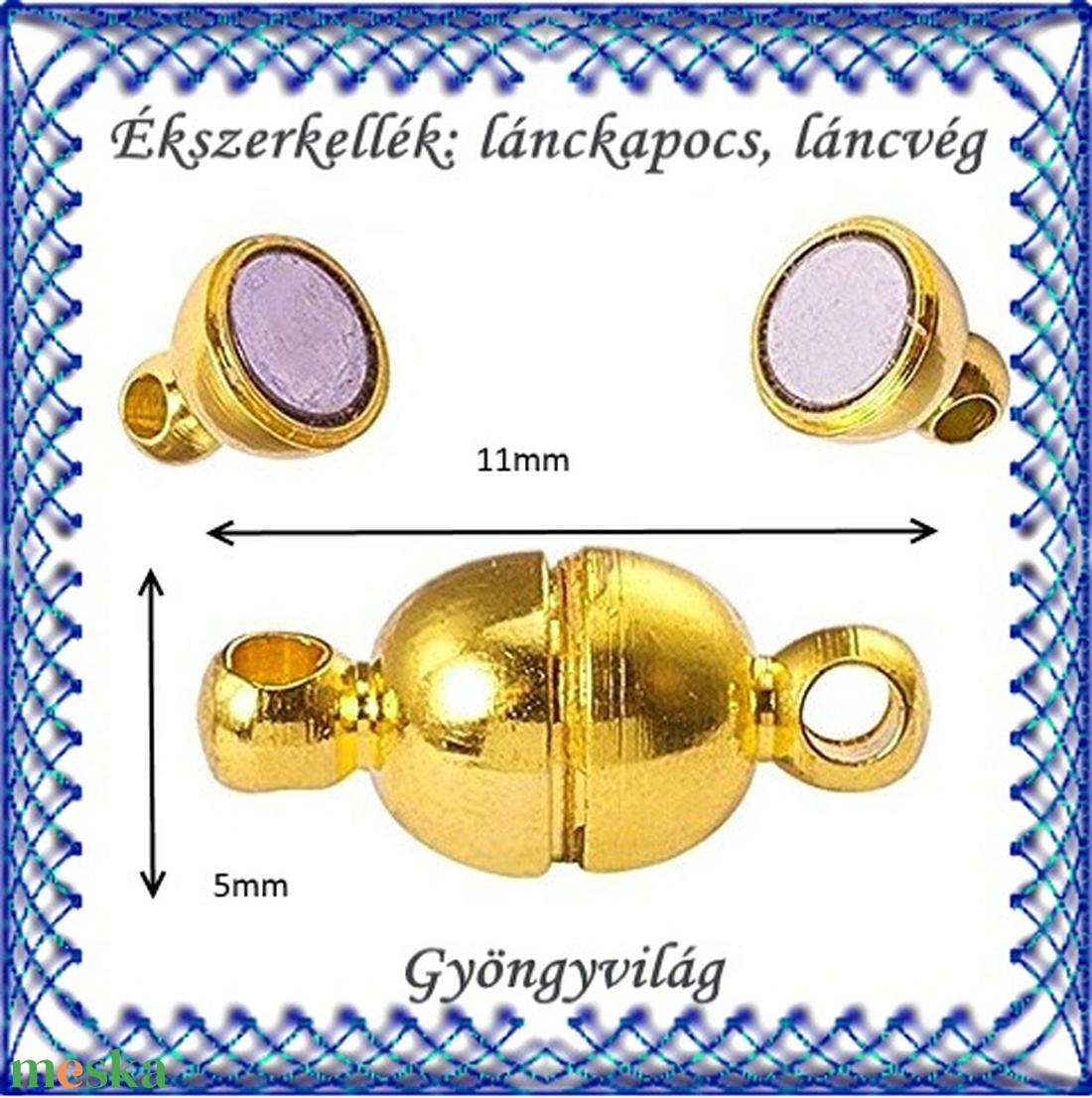 Ékszerkellék: lánckapocs BLK-1S-05 mágnes kapocs 3 db több színben - gyöngy, ékszerkellék - egyéb alkatrész - Meska.hu Ékszerkellék: lánckapocs BLK-1S-05 mágnes kapocs 3 db több színben - gyöngy, ékszerkellék - egyéb alkatrész - Meska.hu