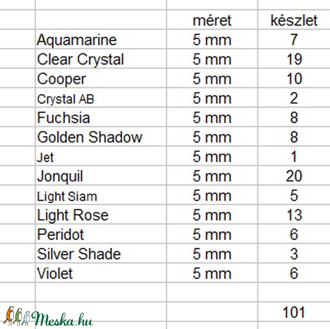 Ékszerkellék: Swarovski pillangó fűzhető 5mm több szín - kellékek & szerszámok - gyöngyfűzés kellékek - swarovski kristályok - Meska.hu