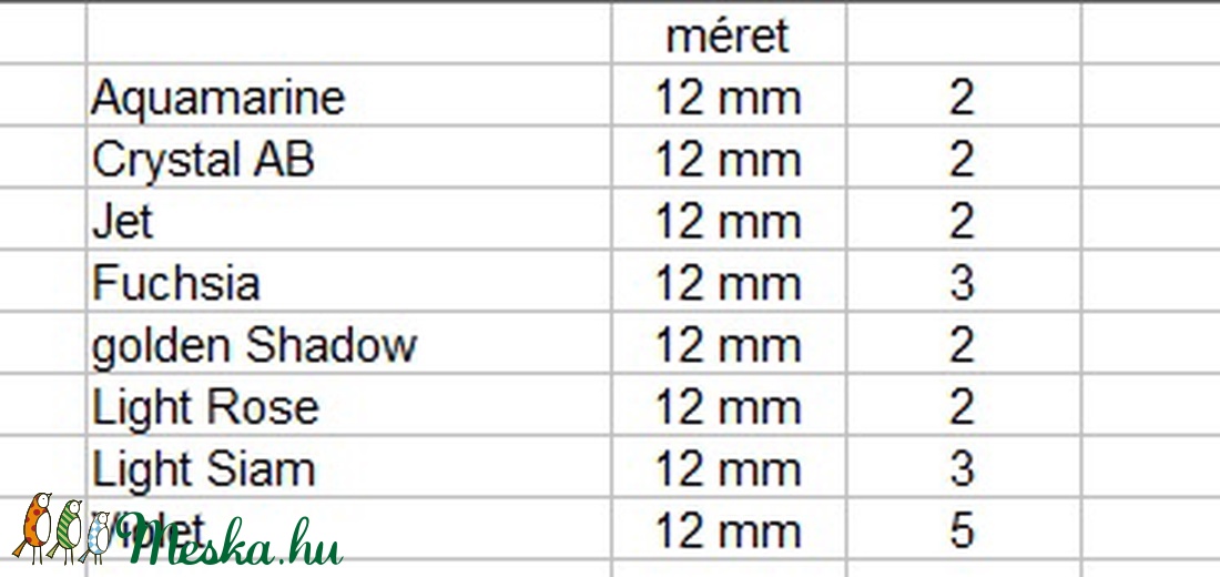 Ékszerkellék: Swarovski virág 12mm-es több színben - kellékek & szerszámok - gyöngyfűzés kellékek - swarovski kristályok - Meska.hu Ékszerkellék: Swarovski virág 12mm-es több színben - kellékek & szerszámok - gyöngyfűzés kellékek - swarovski kristályok - Meska.hu