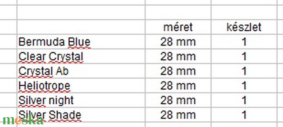 Ékszerkellék: Swarovski csepp 28 mm-es több színben SW6106-28 - kellékek & szerszámok - gyöngyfűzés kellékek - swarovski kristályok - Meska.hu Ékszerkellék: Swarovski csepp 28 mm-es több színben SW6106-28 - kellékek & szerszámok - gyöngyfűzés kellékek - swarovski kristályok - Meska.hu