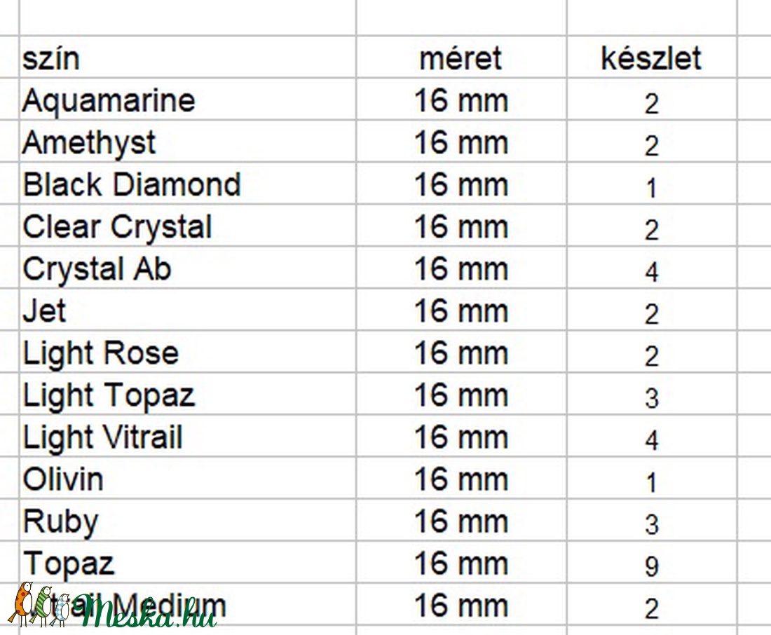 Ékszerkellék: Swarovski barokk 16mm-es több színben - kellékek & szerszámok - gyöngyfűzés kellékek - swarovski kristályok - Meska.hu Ékszerkellék: Swarovski barokk 16mm-es több színben - kellékek & szerszámok - gyöngyfűzés kellékek - swarovski kristályok - Meska.hu