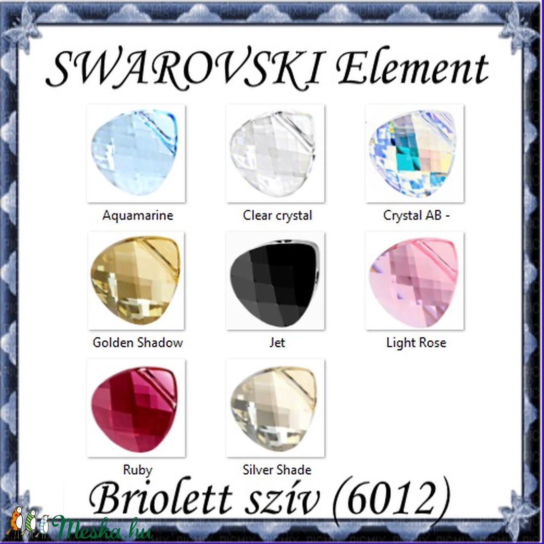 Swarovski kristály medál: briolett szív 15,5mm keresztben fúrt több szín SW6012-15,5 - kellékek & szerszámok - gyöngyfűzés kellékek - swarovski kristályok - Meska.hu Swarovski kristály medál: briolett szív 15,5mm keresztben fúrt több szín SW6012-15,5 - kellékek & szerszámok - gyöngyfűzés kellékek - swarovski kristályok - Meska.hu