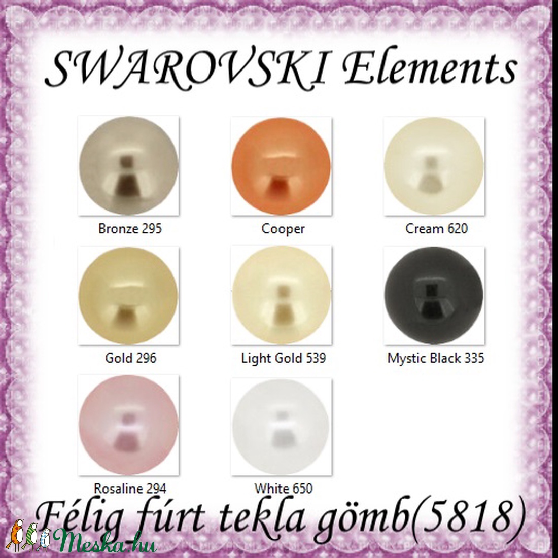 Ékszerkellék: Swarovski félig fúrt tekla gömb 8mm-es - gyöngy, ékszerkellék - swarovski kristályok - Meska.hu Ékszerkellék: Swarovski félig fúrt tekla gömb 8mm-es - gyöngy, ékszerkellék - swarovski kristályok - Meska.hu
