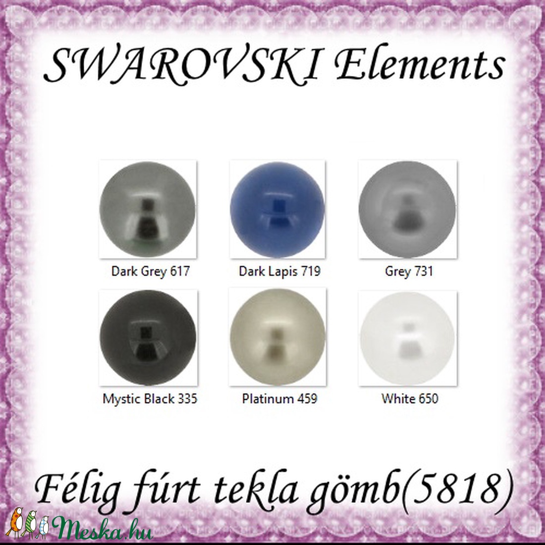 Ékszerkellék: Swarovski félig fúrt tekla gömb 10mm-es - gyöngy, ékszerkellék - swarovski kristályok - Meska.hu Ékszerkellék: Swarovski félig fúrt tekla gömb 10mm-es - gyöngy, ékszerkellék - swarovski kristályok - Meska.hu