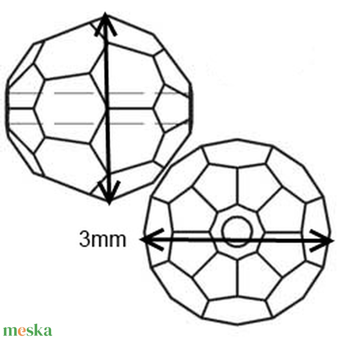 Ékszerkellék: Swarovski kristály gömb 3mm AB bevonatos 4db/csomag több színben - gyöngy, ékszerkellék - swarovski kristályok - Meska.hu Ékszerkellék: Swarovski kristály gömb 3mm AB bevonatos 4db/csomag több színben - gyöngy, ékszerkellék - swarovski kristályok - Meska.hu