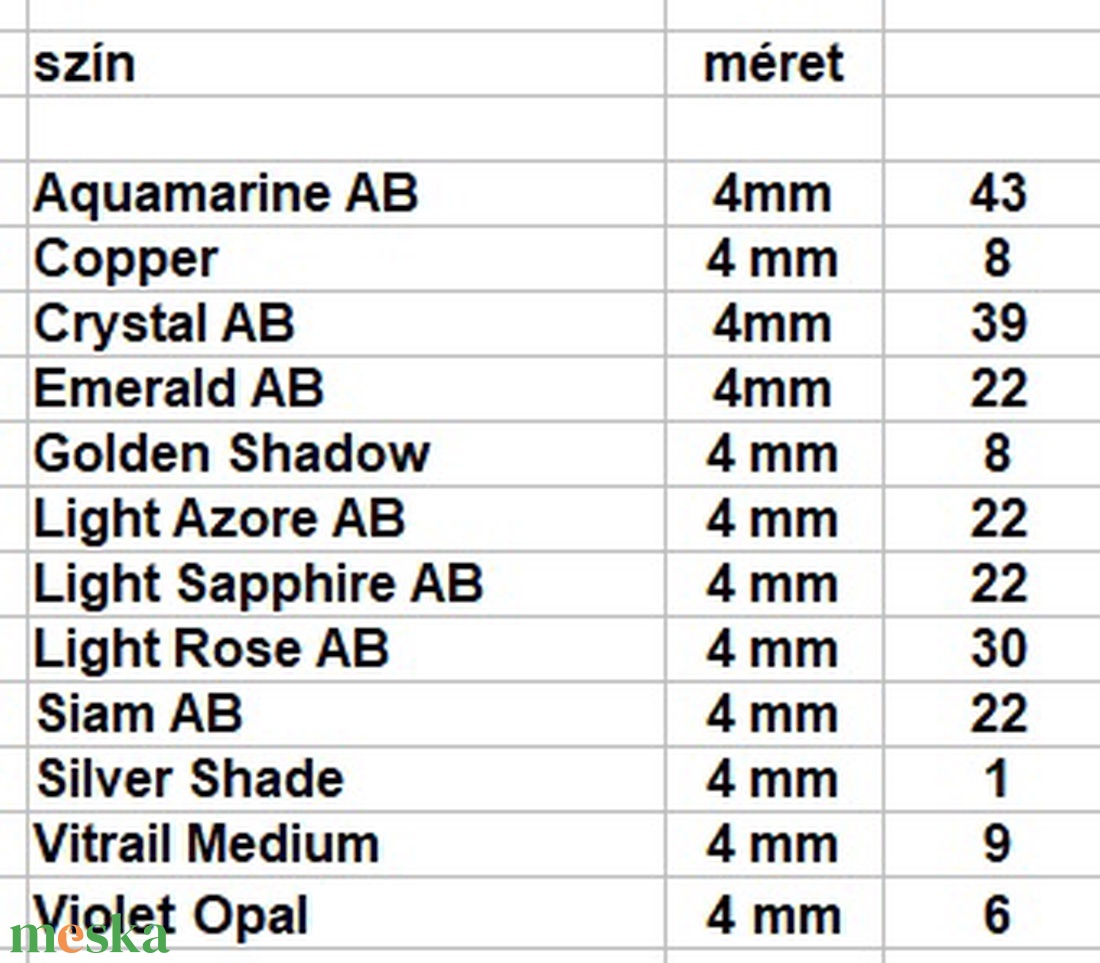 Swarovski kristály gyöngy: SW5000-4 AB gömb 4mm-es AB bevonatos több színben - kellékek & szerszámok - gyöngyfűzés kellékek - swarovski kristályok - Meska.hu Swarovski kristály gyöngy: SW5000-4 AB gömb 4mm-es AB bevonatos több színben - kellékek & szerszámok - gyöngyfűzés kellékek - swarovski kristályok - Meska.hu