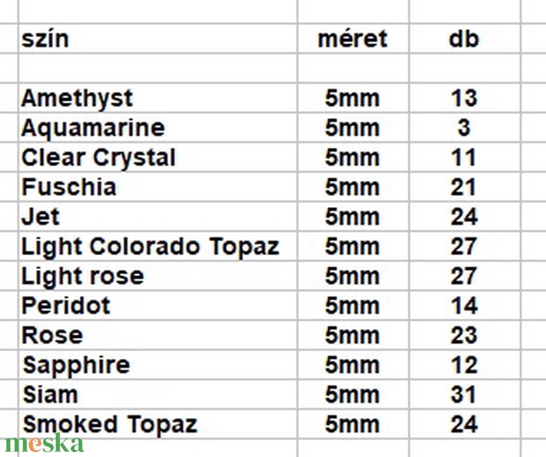Swarovski kristály gyöngy: SW5000-5 gömb 5mm-es több színben - kellékek & szerszámok - gyöngyfűzés kellékek - swarovski kristályok - Meska.hu Swarovski kristály gyöngy: SW5000-5 gömb 5mm-es több színben - kellékek & szerszámok - gyöngyfűzés kellékek - swarovski kristályok - Meska.hu
