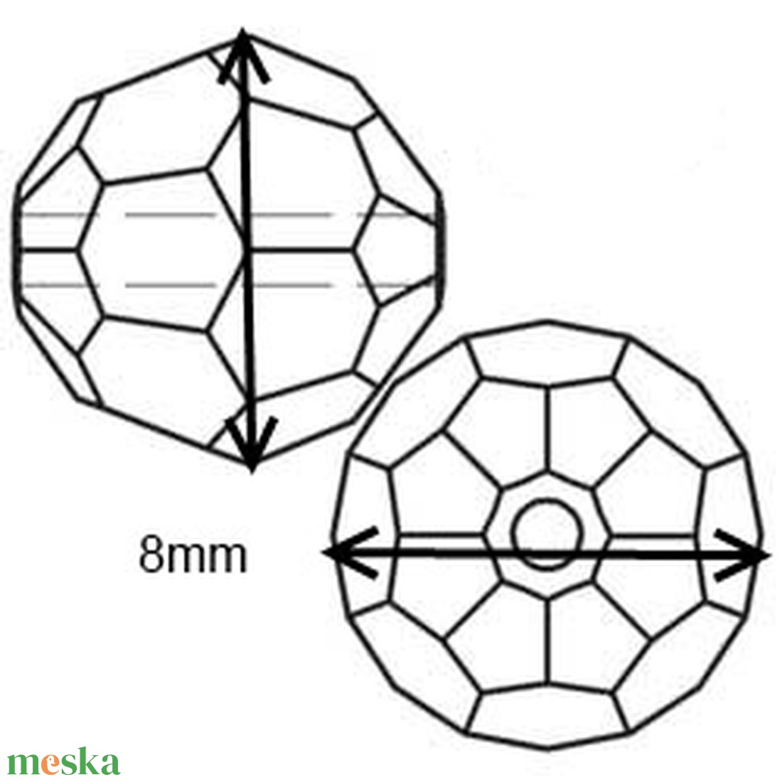 Ékszerkellék: Swarovski kristály gömb 8mm AB bevonatos 1db/csomag több színben - gyöngy, ékszerkellék - swarovski kristályok - Meska.hu Ékszerkellék: Swarovski kristály gömb 8mm AB bevonatos 1db/csomag több színben - gyöngy, ékszerkellék - swarovski kristályok - Meska.hu