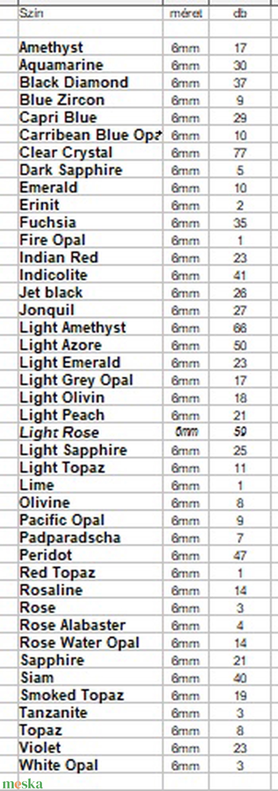 Ékszerkellék: Swarovski bicon 6mm 6db/cs több színben SWGY5328-6 - kellékek & szerszámok - gyöngyfűzés kellékek - swarovski kristályok - Meska.hu Ékszerkellék: Swarovski bicon 6mm 6db/cs több színben SWGY5328-6 - kellékek & szerszámok - gyöngyfűzés kellékek - swarovski kristályok - Meska.hu