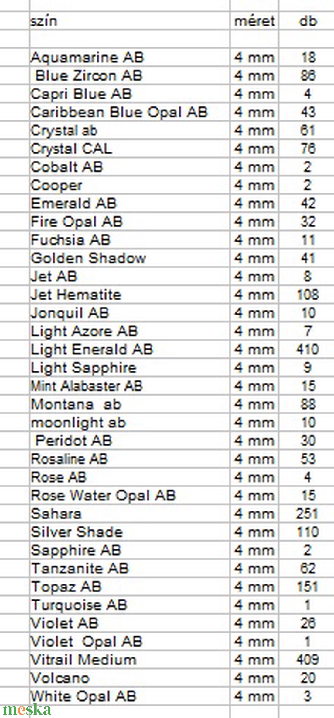 Ékszerkellék: Swarovski bicon 4mm-es AB bevonatos több színben SWGY5328-4AB 24db/csomag - kellékek & szerszámok - gyöngyfűzés kellékek - swarovski kristályok - Meska.hu Ékszerkellék: Swarovski bicon 4mm-es AB bevonatos több színben SWGY5328-4AB 24db/csomag - kellékek & szerszámok - gyöngyfűzés kellékek - swarovski kristályok - Meska.hu