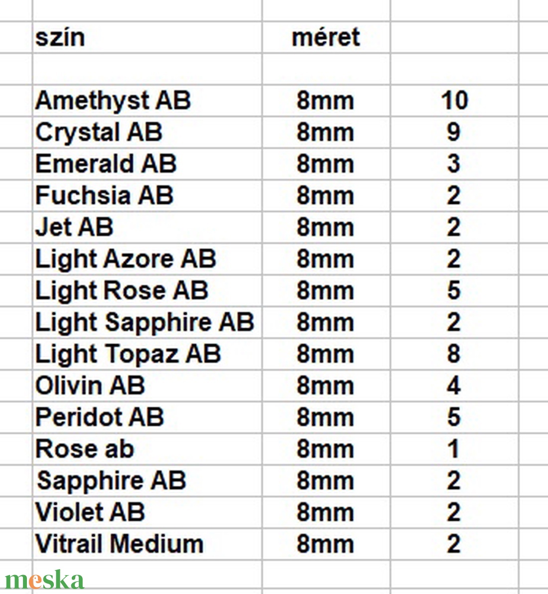 Ékszerkellék: Swarovski kristály gömb 8mm AB bevonatos 1db/csomag több színben - gyöngy, ékszerkellék - swarovski kristályok - Meska.hu Ékszerkellék: Swarovski kristály gömb 8mm AB bevonatos 1db/csomag több színben - gyöngy, ékszerkellék - swarovski kristályok - Meska.hu
