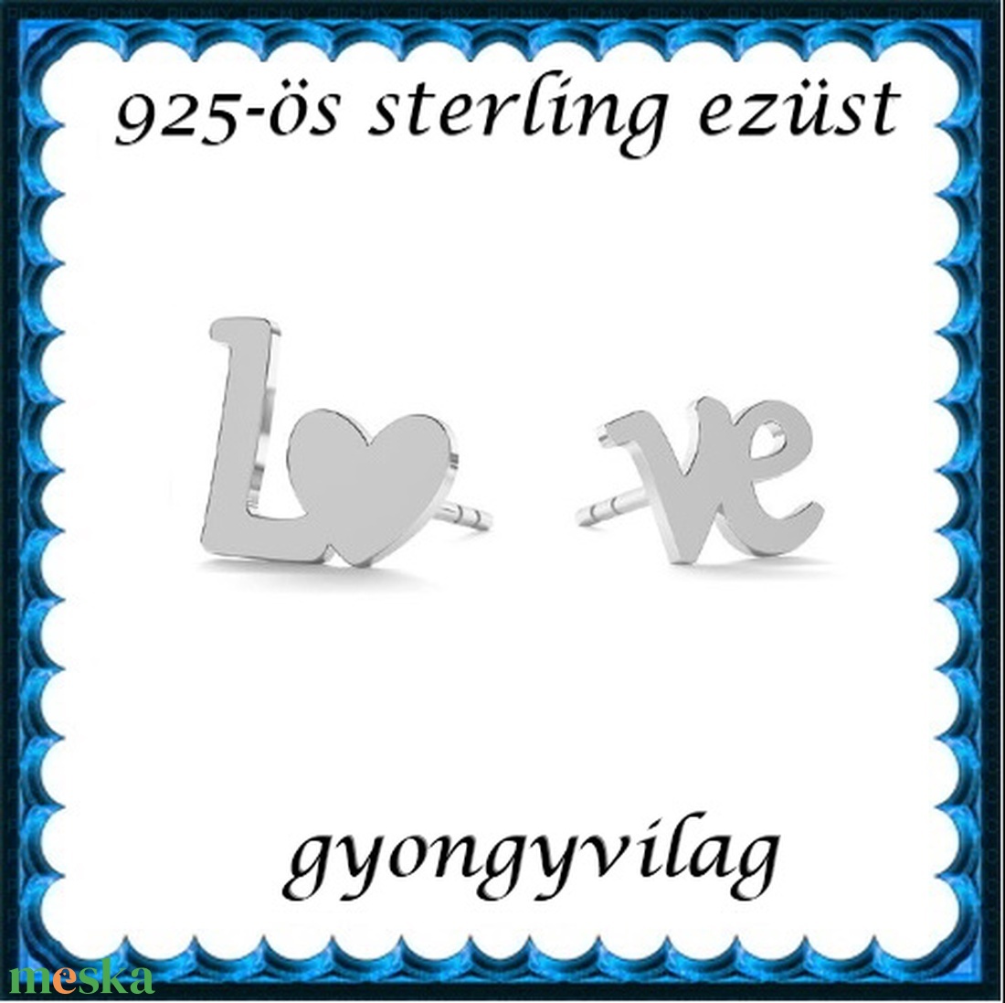 925-ös sterling ezüst ékszerek: fülbevaló EF02 - gyöngy, ékszerkellék - egyéb alkatrész - Meska.hu 925-ös sterling ezüst ékszerek: fülbevaló EF02 - gyöngy, ékszerkellék - egyéb alkatrész - Meska.hu