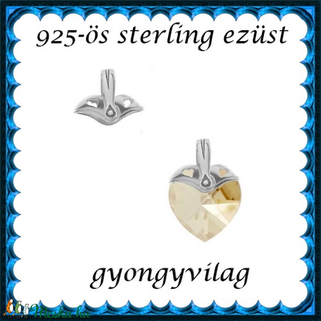 925-ös sterling ezüst ékszerkellék: medáltartó, medálkapocs EMK 84 - kellékek & szerszámok - ékszerkellék - medáltartó, medálkapocs - Meska.hu 925-ös sterling ezüst ékszerkellék: medáltartó, medálkapocs EMK 84 - kellékek & szerszámok - ékszerkellék - medáltartó, medálkapocs - Meska.hu