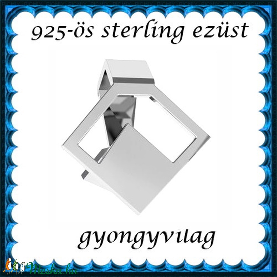 925-ös sterling ezüst ékszerkellék: medáltartó, medálkapocs EMK 87 - kellékek & szerszámok - ékszerkellék - medáltartó, medálkapocs - Meska.hu 925-ös sterling ezüst ékszerkellék: medáltartó, medálkapocs EMK 87 - kellékek & szerszámok - ékszerkellék - medáltartó, medálkapocs - Meska.hu