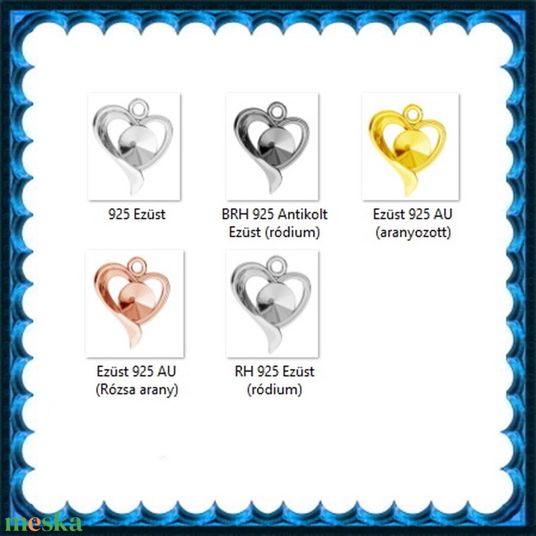 925-ös sterling ezüst ékszerkellék: medál / pandora / fityegő EMTÉ 27 - gyöngy, ékszerkellék - fém köztesek - Meska.hu 925-ös sterling ezüst ékszerkellék: medál / pandora / fityegő EMTÉ 27 - gyöngy, ékszerkellék - fém köztesek - Meska.hu