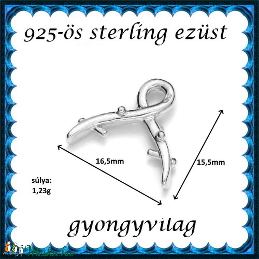 925-ös sterling ezüst ékszerkellék: medáltartó, medálkapocs EMK 90 - kellékek & szerszámok - ékszerkellék - medáltartó, medálkapocs - Meska.hu 925-ös sterling ezüst ékszerkellék: medáltartó, medálkapocs EMK 90 - kellékek & szerszámok - ékszerkellék - medáltartó, medálkapocs - Meska.hu