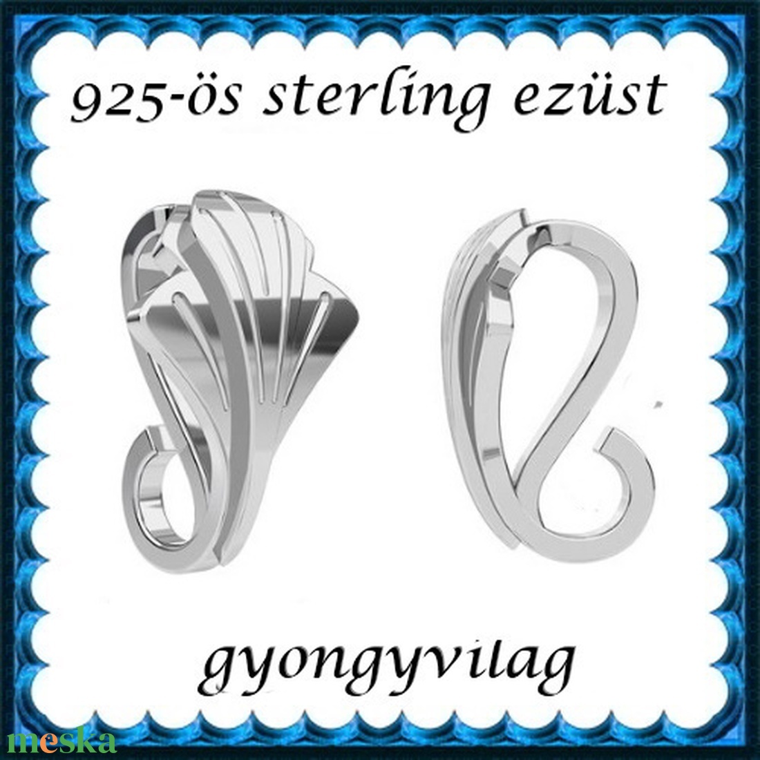 925-ös sterling ezüst ékszerkellék: medáltartó, medálkapocs EMK 91 - kellékek & szerszámok - ékszerkellék - medáltartó, medálkapocs - Meska.hu 925-ös sterling ezüst ékszerkellék: medáltartó, medálkapocs EMK 91 - kellékek & szerszámok - ékszerkellék - medáltartó, medálkapocs - Meska.hu