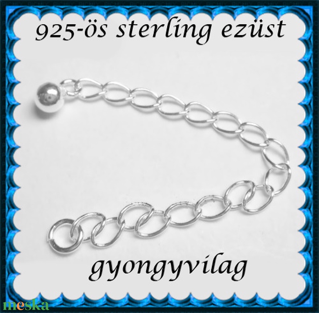 925-ös ezüst lánchosszabbító ELK LH 01 - kellékek & szerszámok - ékszerkellék - lánchosszabbító - Meska.hu 925-ös ezüst lánchosszabbító ELK LH 01 - kellékek & szerszámok - ékszerkellék - lánchosszabbító - Meska.hu
