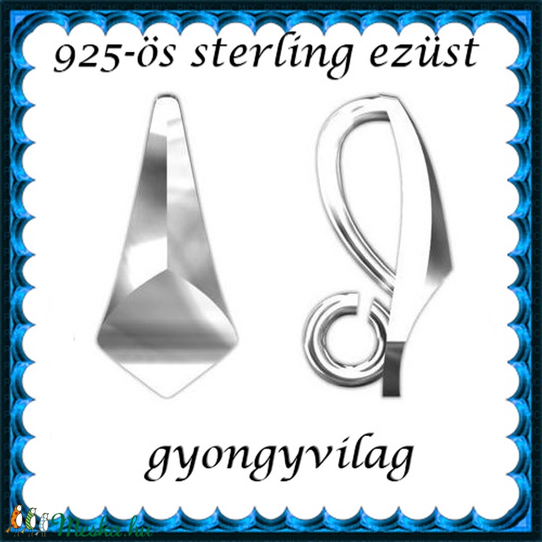 925-ös sterling ezüst ékszerkellék: medáltartó, medálkapocs EMK 94 - kellékek & szerszámok - ékszerkellék - medáltartó, medálkapocs - Meska.hu 925-ös sterling ezüst ékszerkellék: medáltartó, medálkapocs EMK 94 - kellékek & szerszámok - ékszerkellék - medáltartó, medálkapocs - Meska.hu