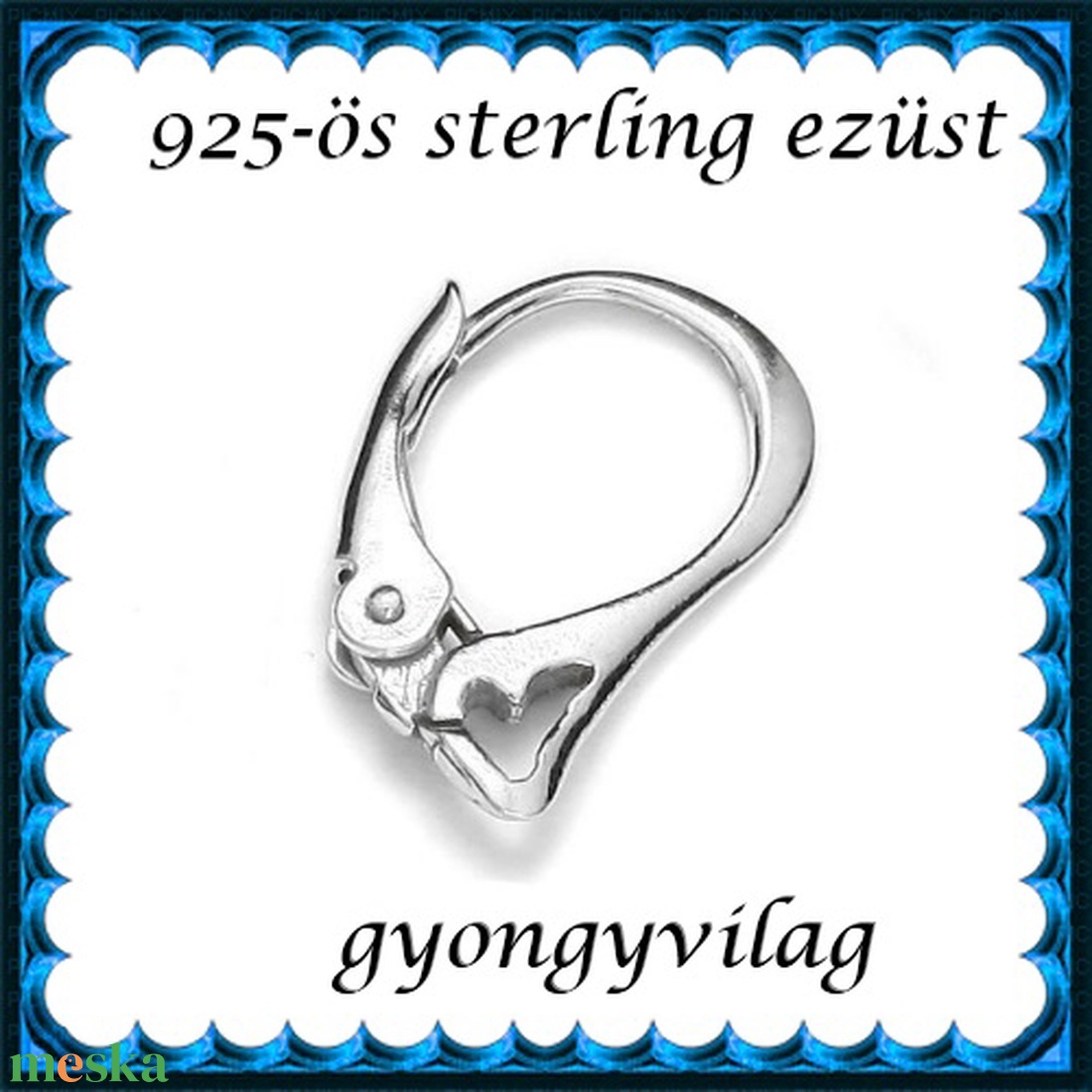 925-ös sterling ezüst ékszerkellék: fülbevalóalap biztonsági kapoccsal EFK K 28 - kellékek & szerszámok - ékszerkellék - fülbevaló alap - Meska.hu 925-ös sterling ezüst ékszerkellék: fülbevalóalap biztonsági kapoccsal EFK K 28 - kellékek & szerszámok - ékszerkellék - fülbevaló alap - Meska.hu