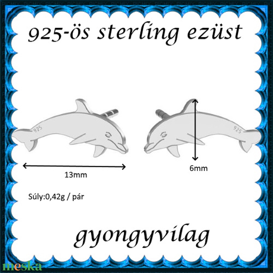 925-ös sterling ezüst ékszerek: fülbevaló EF09 - ékszer - fülbevaló - pötty fülbevaló - Meska.hu 925-ös sterling ezüst ékszerek: fülbevaló EF09 - ékszer - fülbevaló - pötty fülbevaló - Meska.hu