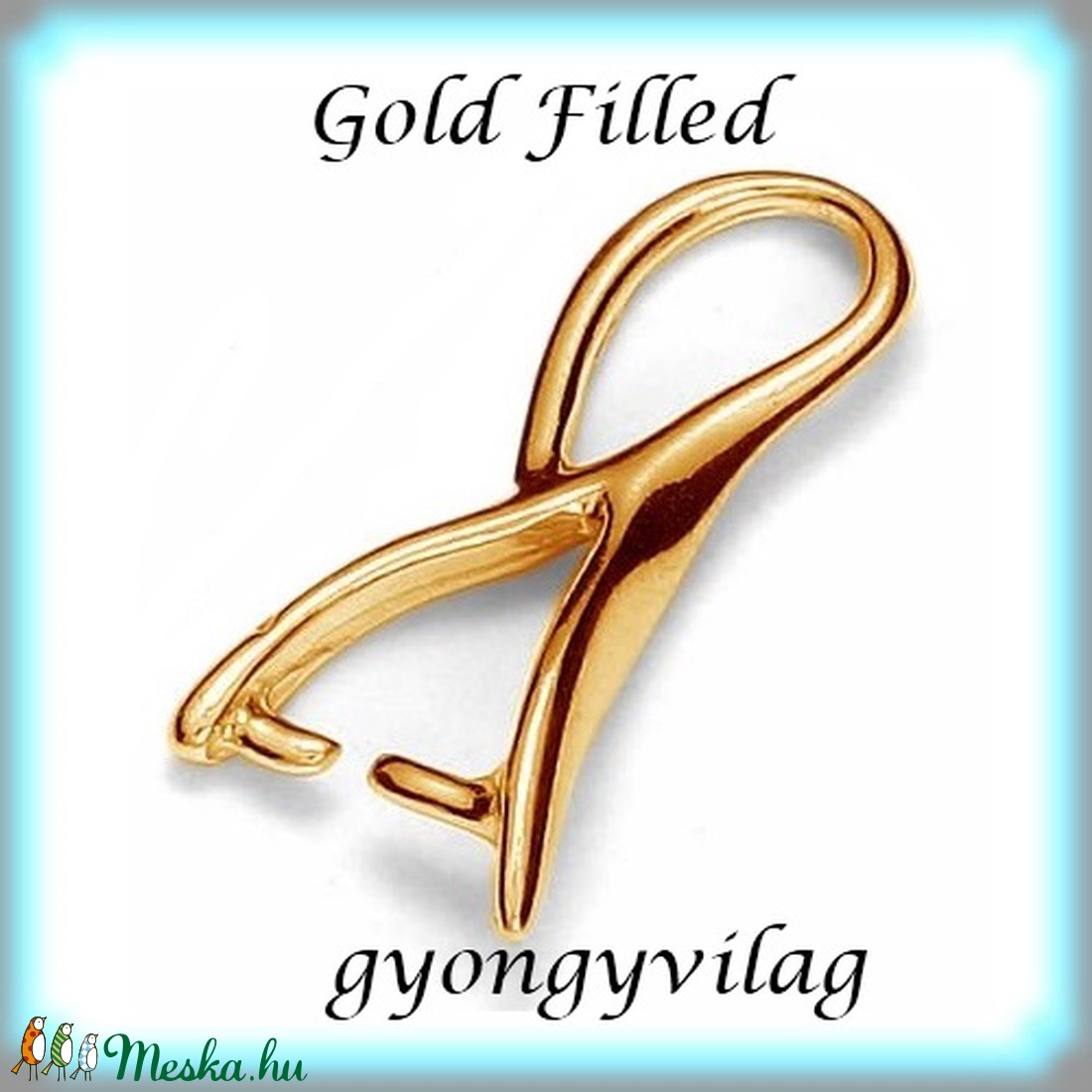 925-ös sterling ezüst ékszerkellék: medáltartó, medálkapocs EMK 45g Gold Filled - gyöngy, ékszerkellék - egyéb alkatrész - Meska.hu 925-ös sterling ezüst ékszerkellék: medáltartó, medálkapocs EMK 45g Gold Filled - gyöngy, ékszerkellék - egyéb alkatrész - Meska.hu