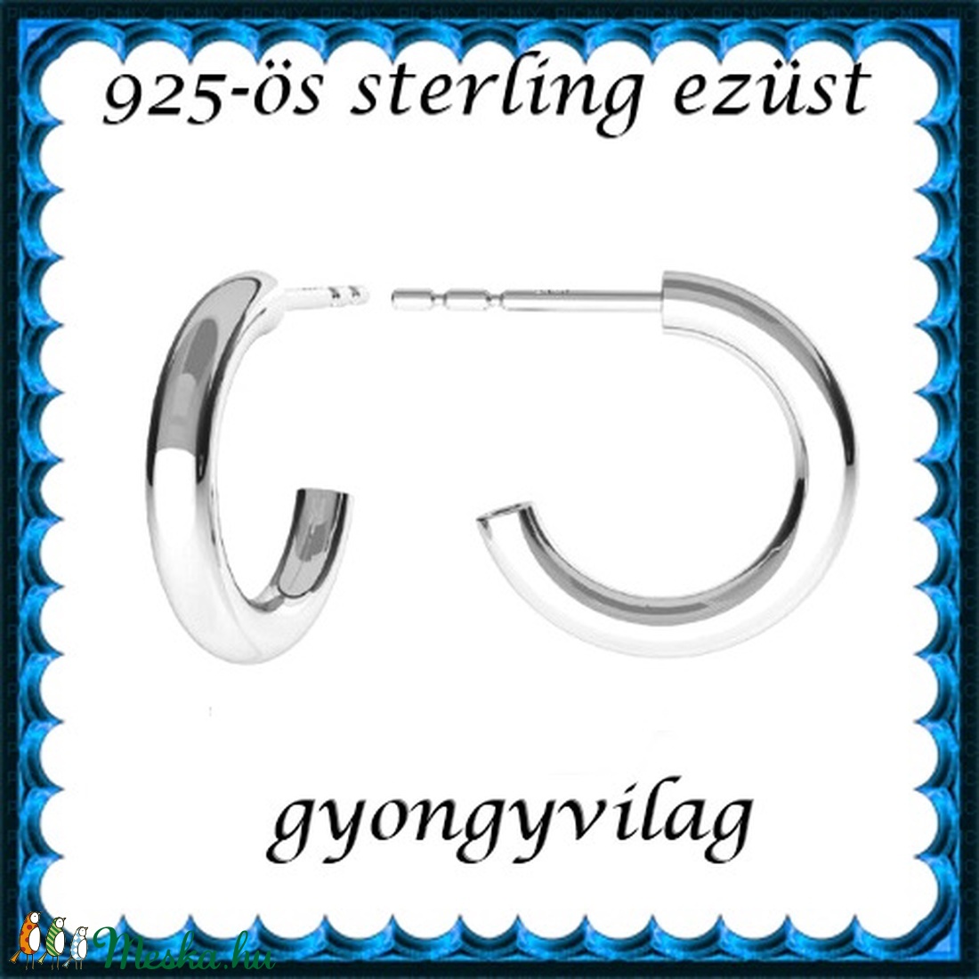 925-ös sterling ezüst: fülbevaló EF 13 - ékszer - fülbevaló - lógó fülbevaló - Meska.hu 925-ös sterling ezüst: fülbevaló EF 13 - ékszer - fülbevaló - lógó fülbevaló - Meska.hu