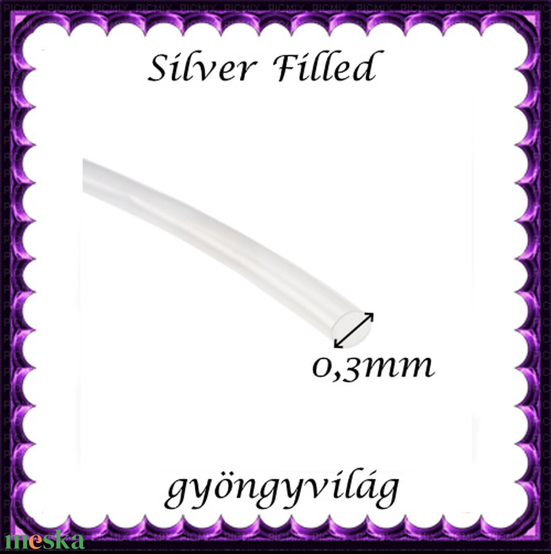 925-ös sterling ezüst ékszerkellék: huzal SFH 0,3mm-es 1cm - gyöngy, ékszerkellék - egyéb alkatrész - Meska.hu 925-ös sterling ezüst ékszerkellék: huzal SFH 0,3mm-es 1cm - gyöngy, ékszerkellék - egyéb alkatrész - Meska.hu