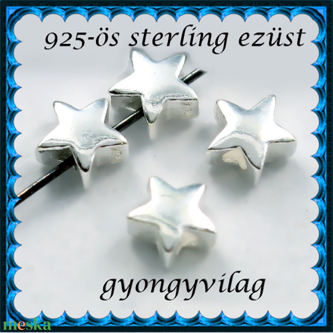 925-ös sterling ezüst ékszerkellék: köztes / gyöngy / dísz EKÖ 30 - kellékek & szerszámok - gyöngyfűzés kellékek - fém köztesek - Meska.hu 925-ös sterling ezüst ékszerkellék: köztes / gyöngy / dísz EKÖ 30 - kellékek & szerszámok - gyöngyfűzés kellékek - fém köztesek - Meska.hu