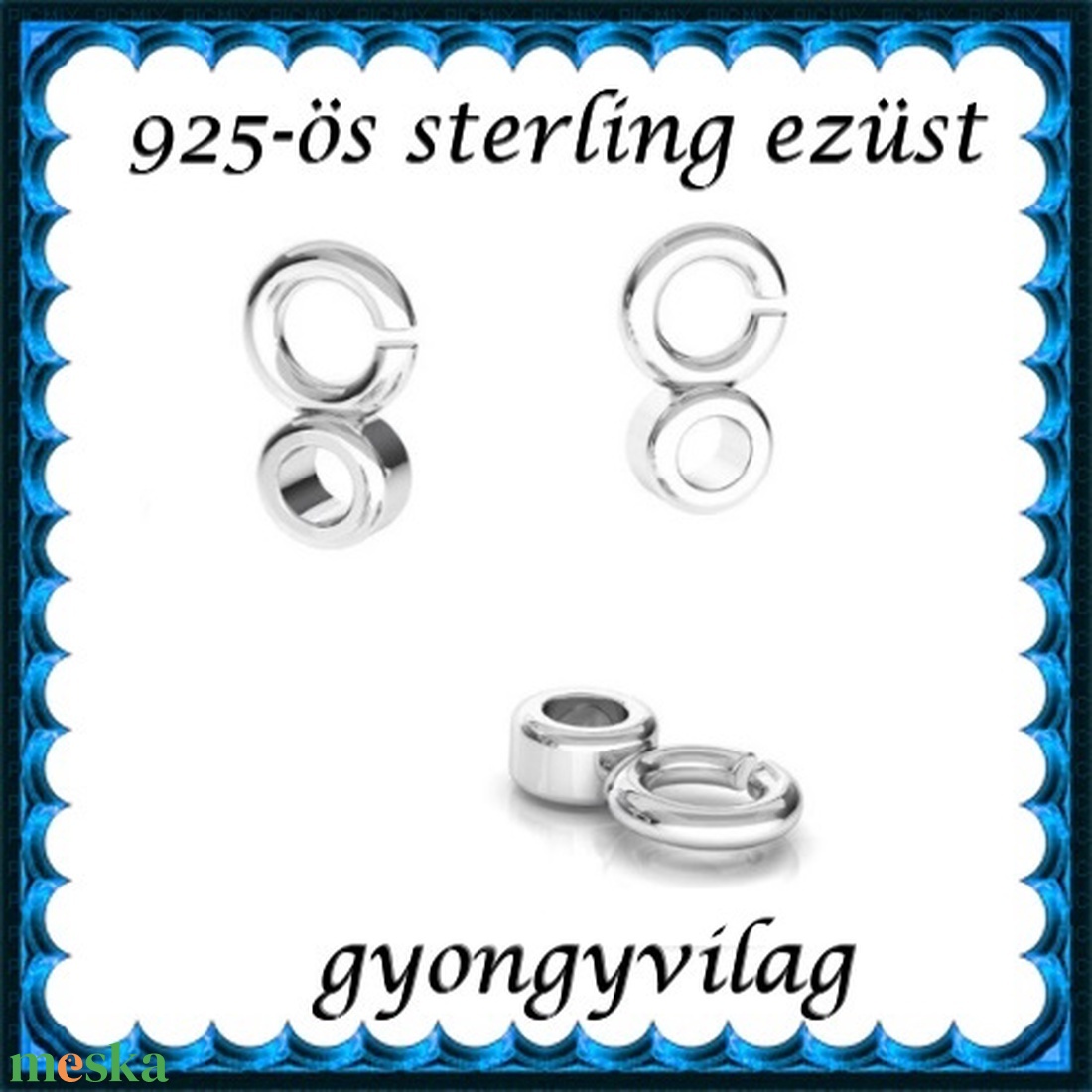 925-ös sterling ezüst ékszerkellék: medáltartó, medálkapocs EMT 36 - gyöngy, ékszerkellék - egyéb alkatrész - Meska.hu 925-ös sterling ezüst ékszerkellék: medáltartó, medálkapocs EMT 36 - gyöngy, ékszerkellék - egyéb alkatrész - Meska.hu