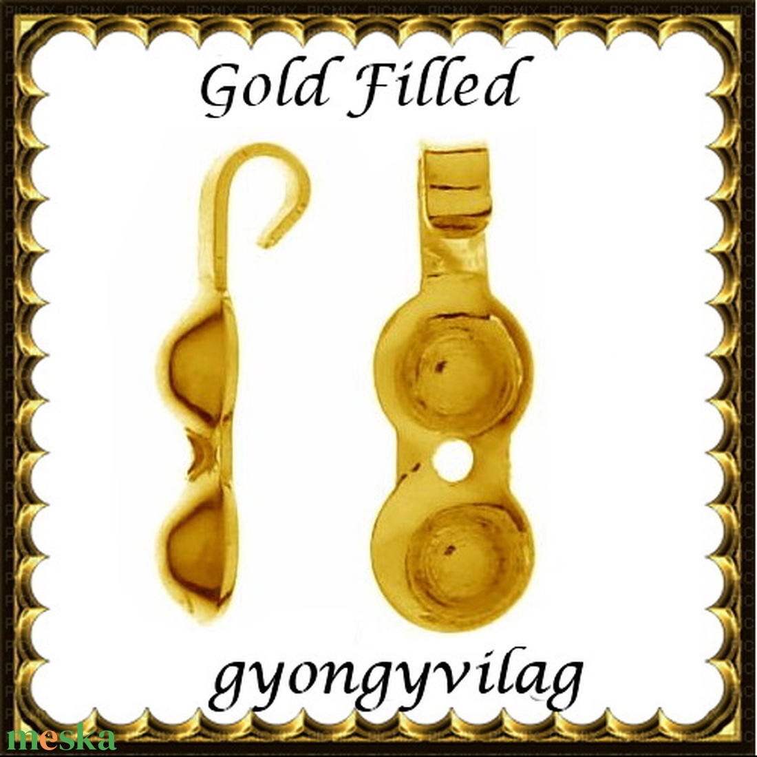 925-ös ezüst csomótakaró ECST08 g - gyöngy, ékszerkellék - egyéb alkatrész - Meska.hu 925-ös ezüst csomótakaró ECST08 g - gyöngy, ékszerkellék - egyéb alkatrész - Meska.hu