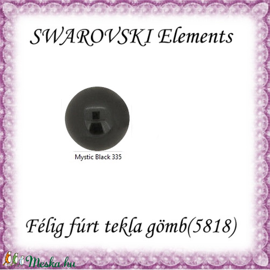 Swarovski kristály medál: gömb félig fúrt 12mm-es több színben SW5818-12 - kellékek & szerszámok - gyöngyfűzés kellékek - swarovski kristályok - Meska.hu Swarovski kristály medál: gömb félig fúrt 12mm-es több színben SW5818-12 - kellékek & szerszámok - gyöngyfűzés kellékek - swarovski kristályok - Meska.hu