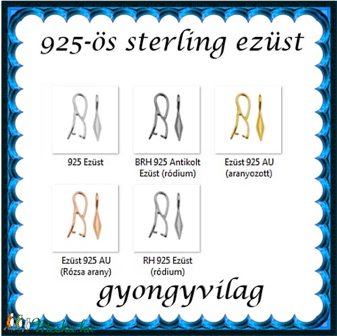925-ös sterling ezüst ékszerkellék: medáltartó, medálkapocs EMK 78rg Gold Filled - gyöngy, ékszerkellék - egyéb alkatrész - Meska.hu 925-ös sterling ezüst ékszerkellék: medáltartó, medálkapocs EMK 78rg Gold Filled - gyöngy, ékszerkellék - egyéb alkatrész - Meska.hu