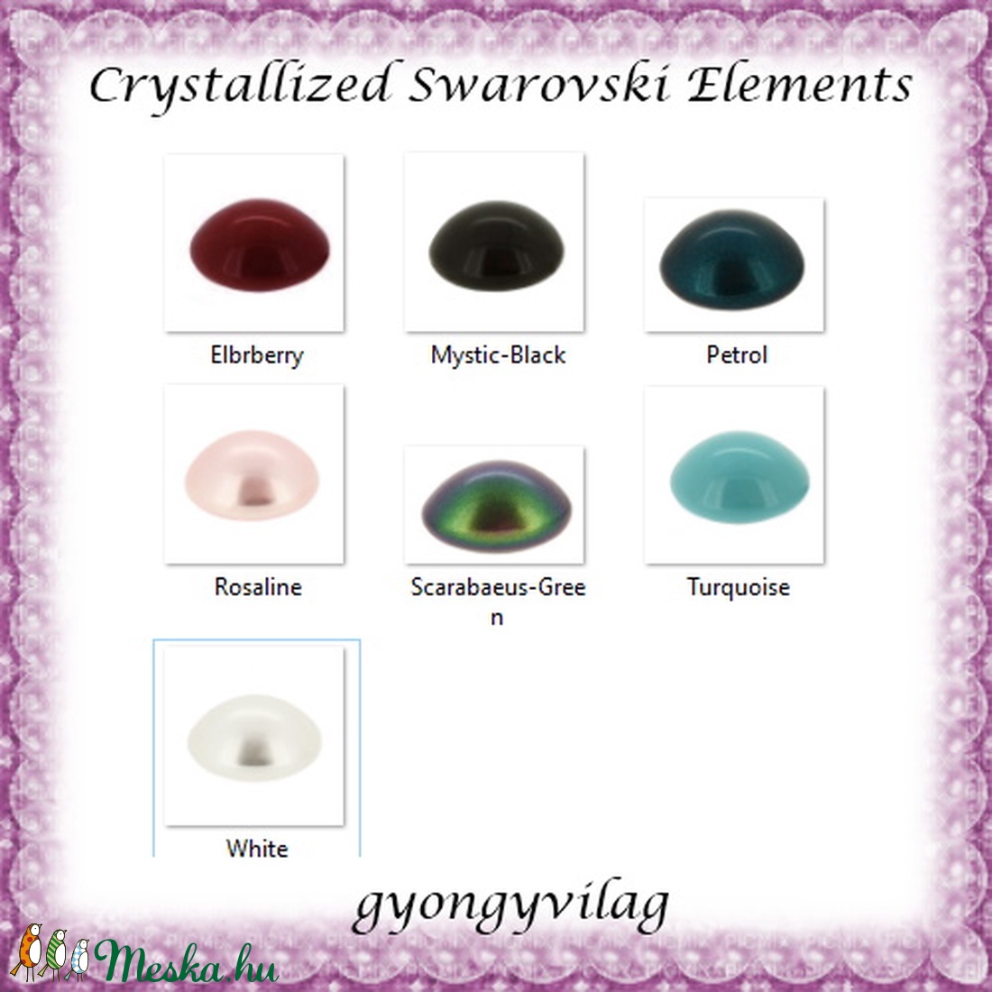 Ékszerkellék: Swarovski félig fúrt tekla fél gömb 8 mm-es több színben - kellékek & szerszámok - gyöngyfűzés kellékek - swarovski kristályok - Meska.hu Ékszerkellék: Swarovski félig fúrt tekla fél gömb 8 mm-es több színben - kellékek & szerszámok - gyöngyfűzés kellékek - swarovski kristályok - Meska.hu
