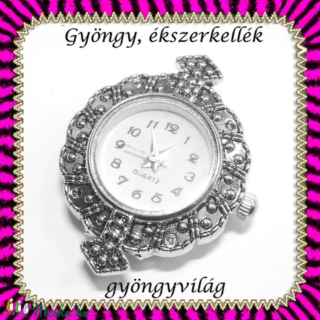 Ékszerkellék: fűzhető óra BOSZ 86 - kellékek & szerszámok - gyöngyfűzés kellékek - egyéb alkatrész - Meska.hu Ékszerkellék: fűzhető óra BOSZ 86 - kellékek & szerszámok - gyöngyfűzés kellékek - egyéb alkatrész - Meska.hu