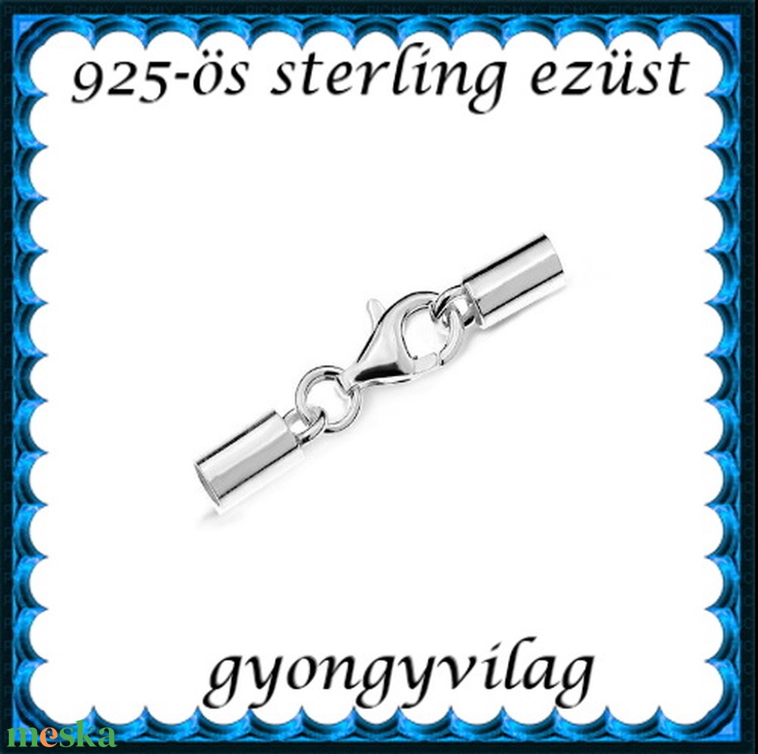 925-ös sterling ezüst ékszerkellék: láncvég + kapocs ELK K+V 04-1,8 1,8mm-es - kellékek & szerszámok - gyöngyfűzés kellékek - egyéb alkatrész - Meska.hu 925-ös sterling ezüst ékszerkellék: láncvég + kapocs ELK K+V 04-1,8 1,8mm-es - kellékek & szerszámok - gyöngyfűzés kellékek - egyéb alkatrész - Meska.hu