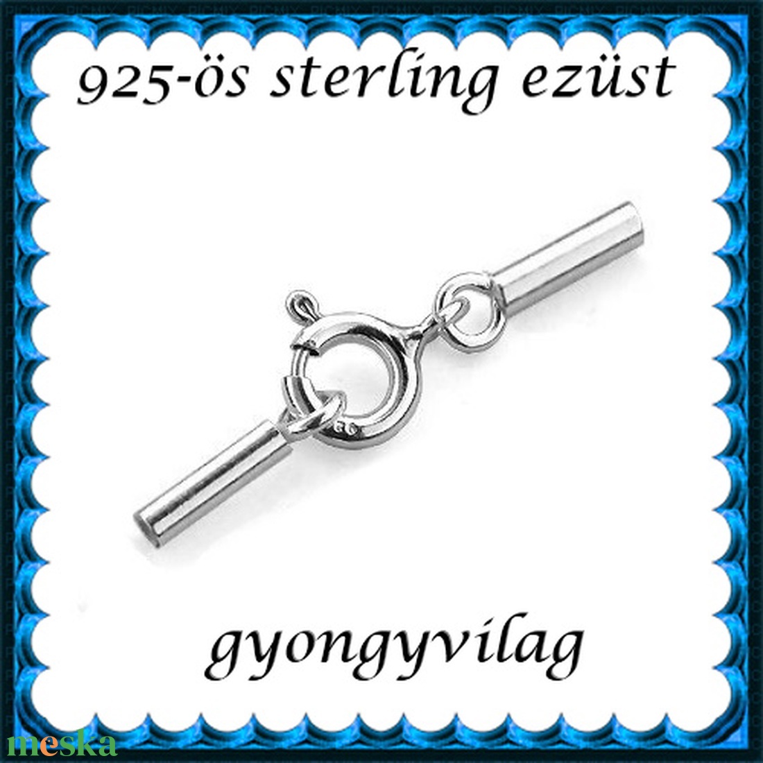 925-ös ezüst láncvég + kapocs ELK K+V 05-1,5 - kellékek & szerszámok - gyöngyfűzés kellékek - egyéb alkatrész - Meska.hu 925-ös ezüst láncvég + kapocs ELK K+V 05-1,5 - kellékek & szerszámok - gyöngyfűzés kellékek - egyéb alkatrész - Meska.hu