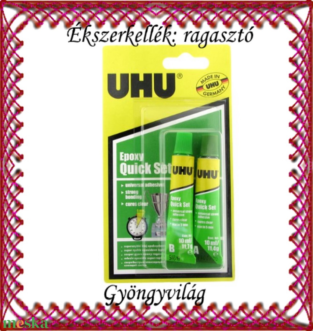Ékszerkellék: ragasztó BEK R02 - kellékek & szerszámok - gyöngyfűzés kellékek - egyéb alkatrész - Meska.hu Ékszerkellék: ragasztó BEK R02 - kellékek & szerszámok - gyöngyfűzés kellékek - egyéb alkatrész - Meska.hu