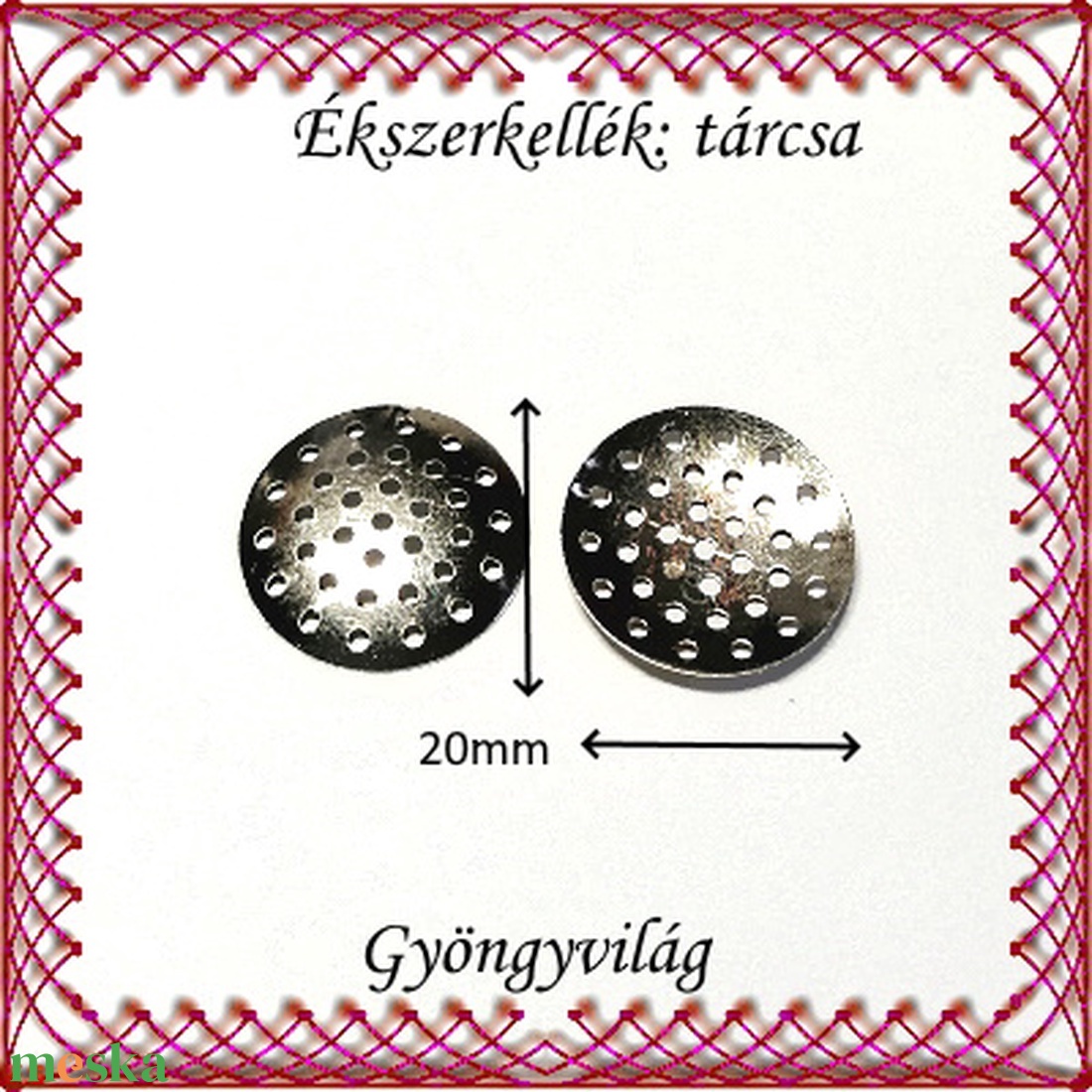 Ékszekellék: tárcsa BEK T01-20 8db/ cs - kellékek & szerszámok - ékszerkellék - medáltartó, medálkapocs - Meska.hu Ékszekellék: tárcsa BEK T01-20 8db/ cs - kellékek & szerszámok - ékszerkellék - medáltartó, medálkapocs - Meska.hu