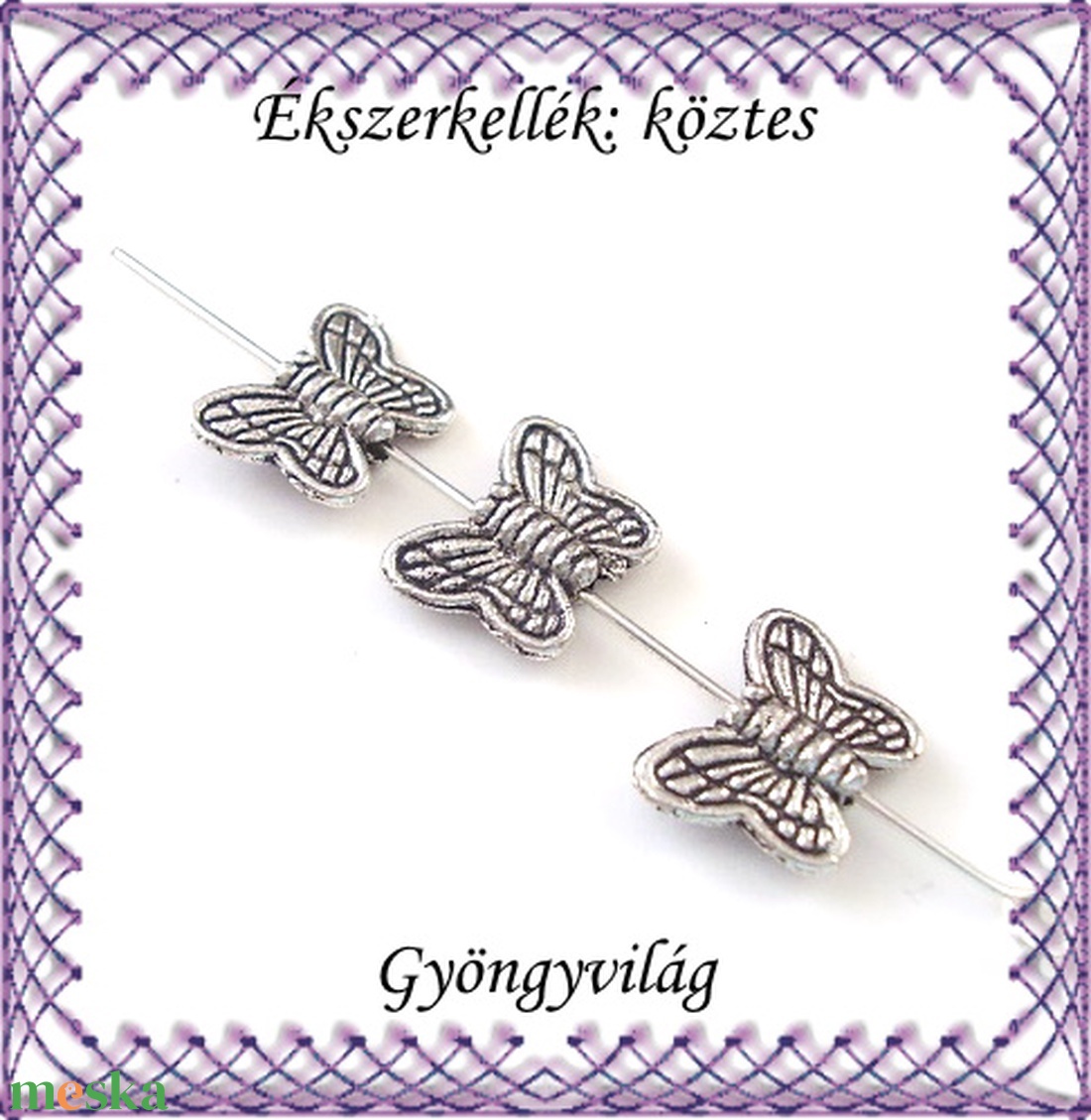 Ékszerkellék: köztes / díszítőelem / gyöngy BKÖ 1S 14 20db/csomag - kellékek & szerszámok - gyöngyfűzés kellékek - fém köztesek - Meska.hu Ékszerkellék: köztes / díszítőelem / gyöngy BKÖ 1S 14 20db/csomag - kellékek & szerszámok - gyöngyfűzés kellékek - fém köztesek - Meska.hu