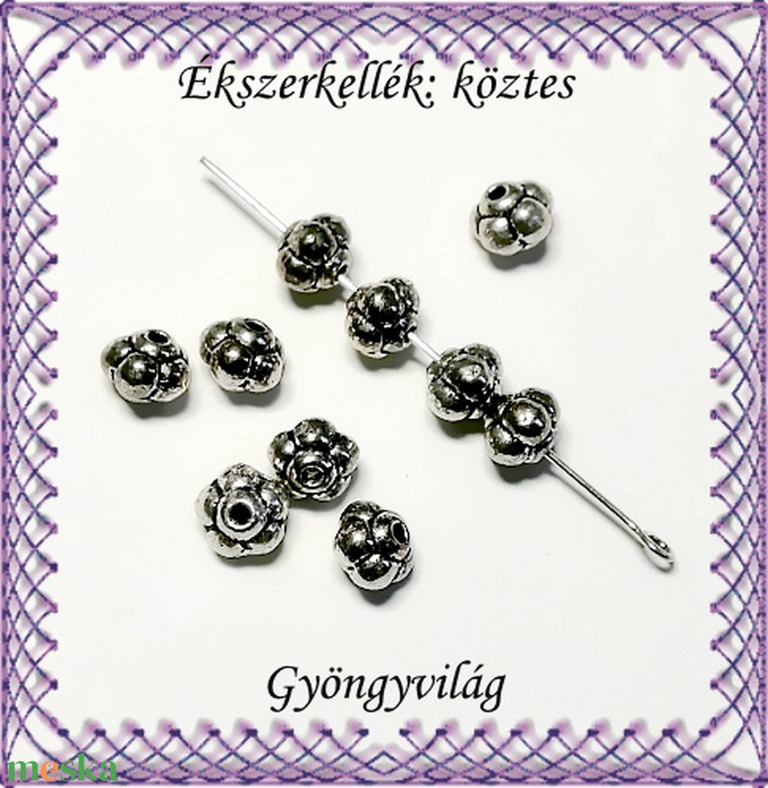 Ékszerkellék: köztes / díszítőelem / gyöngy BKÖ 1S 28 20db/csomag - kellékek & szerszámok - gyöngyfűzés kellékek - fém köztesek - Meska.hu Ékszerkellék: köztes / díszítőelem / gyöngy BKÖ 1S 28 20db/csomag - kellékek & szerszámok - gyöngyfűzés kellékek - fém köztesek - Meska.hu