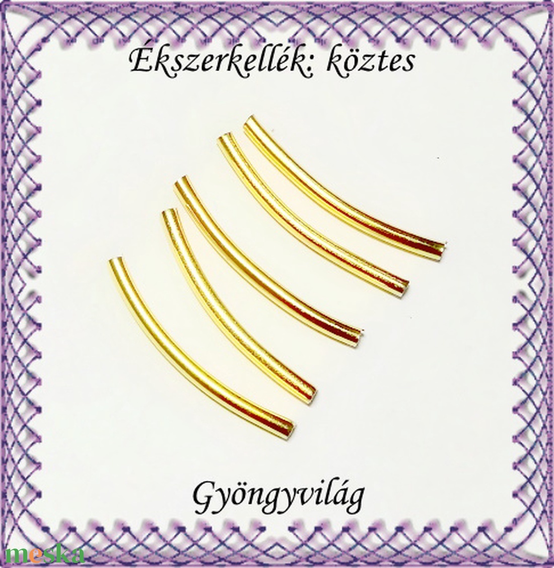 Ékszerkellék: köztes / díszítőelem / gyöngy BKÖ 1S 30-25x2a 15db/csomag - gyöngy, ékszerkellék - fém köztesek - Meska.hu Ékszerkellék: köztes / díszítőelem / gyöngy BKÖ 1S 30-25x2a 15db/csomag - gyöngy, ékszerkellék - fém köztesek - Meska.hu